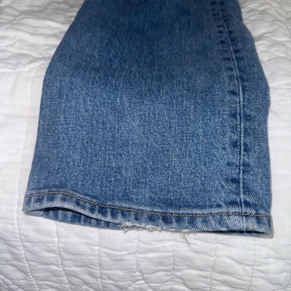 Abercrombie and Fitch Curve Love 90s Ultra High Rise Straight Jeans Waist 25 0s - Picture 5 of 16